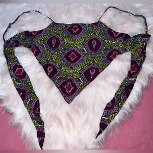 Tie back tank top